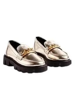 Fashion First World Fashion World Women Beautiful Stylish Chain Loafers Fashion Smart Comfort | Style 238 | IND - 6 FFW_1822 Multicolor
