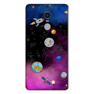 SKINADDA Skins for Mobile Compatible with REDMI Note 4 (Not Back Cover) Scratchless, Back & Camera Protector, Wrap Skins for REDMI Note 4; REDMI Note 4-JAM-039
