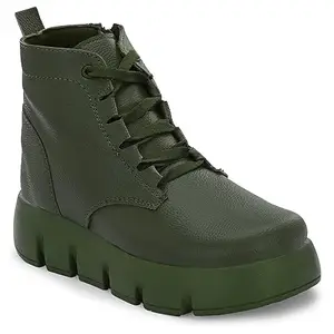 AFROJACK Women's Chunky Boots (Green)