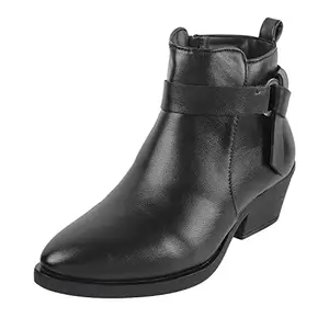 Mochi Womens Synthetic Black Boots (Size (5 UK (38 EU))