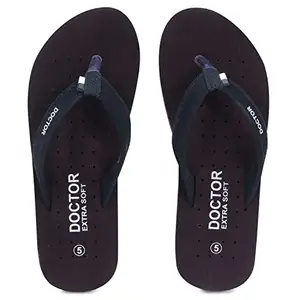 DOCTOR EXTRA SOFT Ortho Care Dr Orthopaedic Grey Super Comfort Fit Flat Cushion Women's Flip-Flop House Slippers
