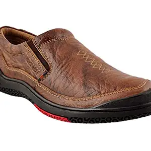 Buckaroo: HANS Genuine Leather Tan Casual Shoes for Mens