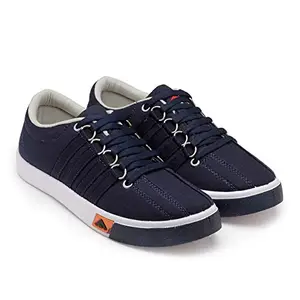 ASIAN Men's Walking Shoes (Blue, Navy; 8 UK)
