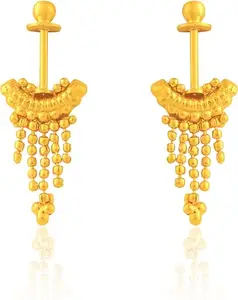 arch fashion Traditional Maharashtrian Style Bugadi Earrings For Women|Ear - Threads