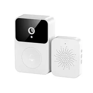 AJUK Wireless WiFi Video Doorbell Camera with Indoor Chime - Real-time Two-Way Audio, Night Vision, HD Resolution Smart Door Bell