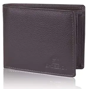 SHDESIGN Wallet for Men Leather Original Purse for Men Wallet for Men Dark Brown
