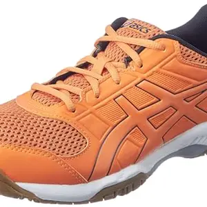 ASICS Mens Gel-COURTMOV+ Bright Orange/French Blue Indoor Sport Shoe - 7 UK (1071A082.800)