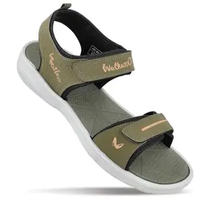 WALKAROO WC4388 Mens Stylish Sandals for Casual wear and Regular use - Olive