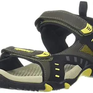 Sparx mens SS 485 | Latest, Daily Use, Stylish Floaters | Yellow Sport Sandal - 10 UK (SS 485)