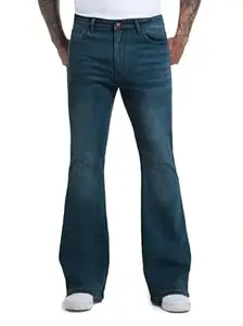 Ben Martin Men’s Bootcut Bell Bottom Jeans || Flared Denim Jean for Men || Stretchable Mid Rise Cotton Pants || Retro Style Casual Wear Bootcut' Denim' Jeans;