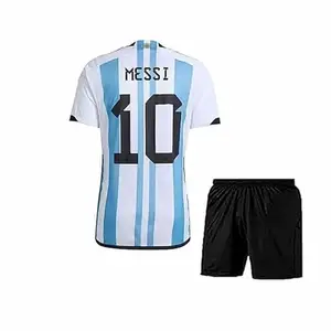 ARGEN Messi10 Football Jersey with Shorts 23-24 Football -(Mens,Boys, Kids) Football(2-3Years) Multicolour