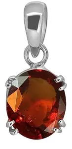 GEMSJEWELS 14.00 Ratti / 10.42 Carat Original Certified Natural Gomed/Granet/Hessonite Stone Pendant/Locket for Women's and Men's