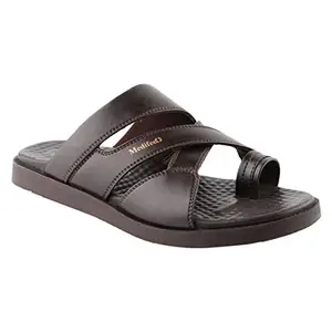 Medifeet Men's Toe-Ring Highway Sandals (Brown, Numeric_6)