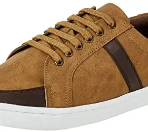 Amazon Brand - Symbol Men's Blaze Tan/Brown Sneakers_7 UK (SS21-08)