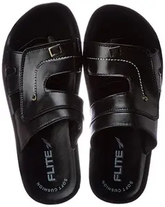 Flite PU Men's Slipper, BLACK,6UK,PUG148GBKBK0006