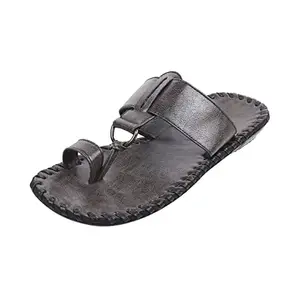 Mochi Mens Synthetic Black Slippers (Size (8 UK (42 EU))