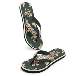 Doctor Walk Flip Flop for Women | Soft Comfortable | Breathable | Fashionable | Stylish | Trendy | Super soft | Lightweight | Anti-Slip Sole | Indoor & Outdoor | (DW-027) (Green-04)