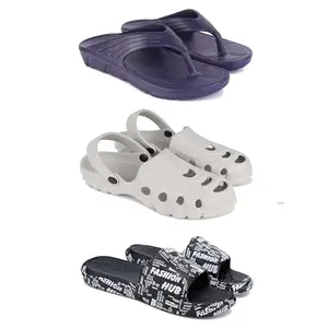 DRACKFOOT Men's Sandals | Lightweight Wear| Stylish & Easy to Wear For Men'S GR-SAN-(COMBO-3)-3153-3135-3103-10