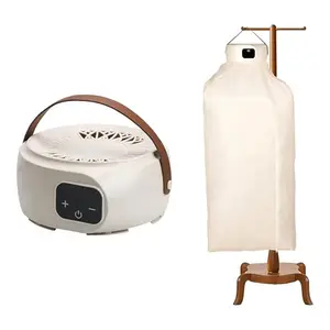 Amazon Brand - Umi New PowerDry ClothesHeater| Perfect Use for Balcony and Indoor Laundry Racks |Cloth Hanging Drying Stand with Quick Dryer, (Beige)