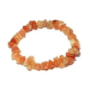 Red Carnelian 100% Natural Bracelet Gemstone Chips - Natural Crystals Bracelets - Chip Bracelets
