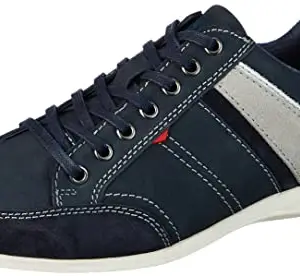 Lee Cooper Men's LC4505A Leather Casual Shoes_Navy_5UK