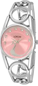 LOREM Analogue Pink Dial Women's Watch - LR233