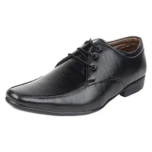 GUAVA GUAVA Men's Derby Formal Shoes Black- (UK10/EU44)