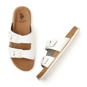 U.S. Polo Assn. Unisex MENDY Slippers - (UK10) (US11) (2FD25279A01)