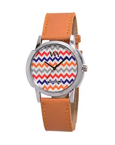 Watch Me Analogue Rainbow Multicolor Funky Quirky Leather Strap Quartz Boy's and Men's Watches WMAL-291-Lomtbg