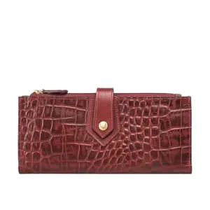 Hidesign Women's Leather Wallet (Marsala)