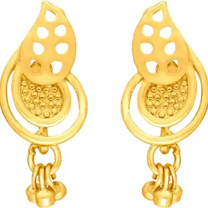Drashti Collection Traditional Gold Platted Premium stud Earrings Brass Stud Earring ()_BZ_ERG1339