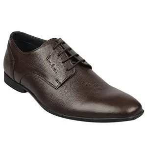 Pierre Cardin Men's Leather Uniform Dress Shoe (PC 9034 Brown)