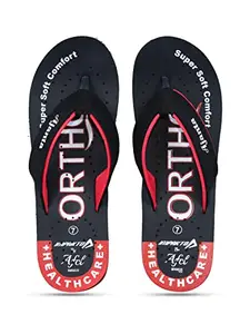 AJANTA Womens Black Slipper BM0025