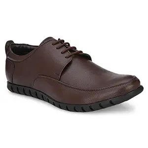 DORRISSINI Men's Brown Uniform Dress Shoe-6 (12020)