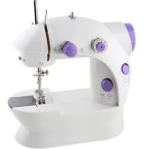 HOME_310 Mini Sewing Machine For Home Tailoring Use | Mini Silai Machine | Mini Stitching With With Multicolour Threads Set