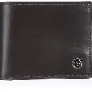 WOODLAND Mens Leather Utility Wallet (Brown)