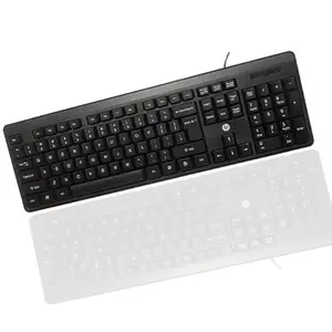 K100 Wired Keyboard, Quick, Comfy and Accurate, USB Plug & Play Setup