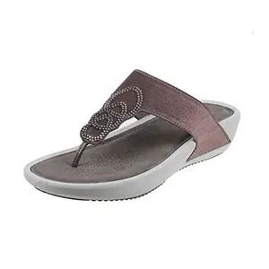 Metro Womens Synthetic Grey Slip Ons (Size (7 UK (40 EU))