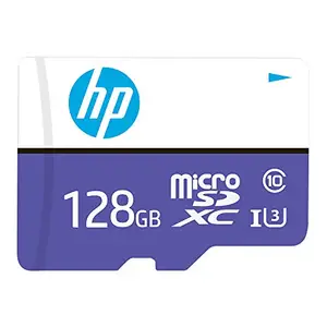 HP Micro SD Card 128GB with Adapter U3 (Write Speed 60MB/s & Read Speed 100 MB/s Records 4K UHD and Fill HD Video) - Purple price in India.