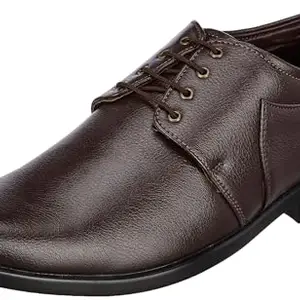Centrino Men's Brown Uniform Dress Shoe-7 (3363-25)