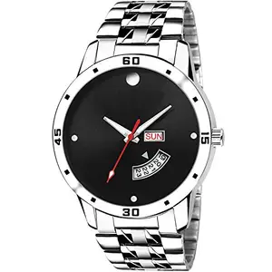HORCHIS Casual Analog Black Dial Men's Stainless Steel Watch-HORC_ENT_11083