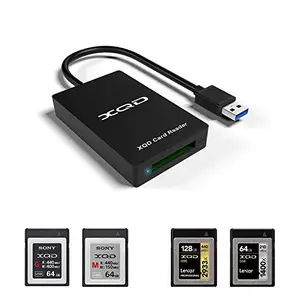 KETAKY 【Upgraded Version】 XQD Card Reader,Compatible with Sony G/M Series USB Mark XQD Card, Lexar 2933x/1400x USB Mark XQD Card, Support Windows/Mac OS System