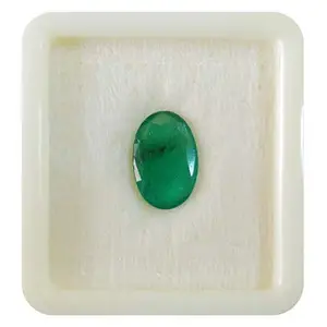 STONEFLEX 12.00 Carat Natural Certified Untreated Unheated Stone Emerald/Panna Brazilian Mines Gemstone For Men And Women By Lab Certified