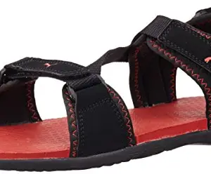Puma Unisex's Royal DP Black and High Risk Red Athletic and Outdoor Sandals - 8 UK/India (42EU)
