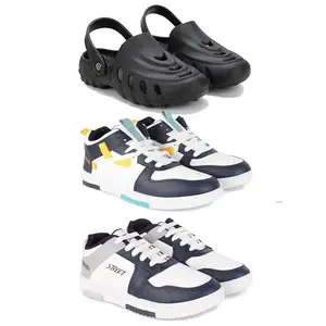 Men's Sports Shoes | Lightweight Stylish & Easy to Wear for Men'sGR-SPO-(3-Combo)-3138-1074-1075-7 Multicolor