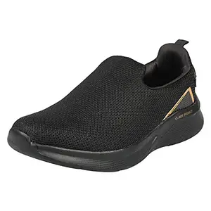 ABROS ASSG0117N Men's Sports Shoes -Black/Gold -6UK