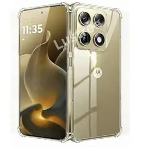 CoverLine Back Cover Transparent Case | Clear TPU Shockproof Case with Four Corner Protection & Raised Camera Guard | Slim Protective Mobile Phone Cover for Motorola Moto Signature 5G