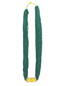 Traditional Nepali Handmade Charke Tilhari in Green Hydro Pote, 72 lung/strings