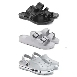 Men's Sandals | Lightweight Wear| Stylish & Easy to Wear For Men'S PCV-SAN-(COMBO-3)-3152-3114-3067-6