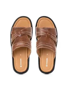Khadim's Brown Mule Sandal for Men (Size - 9)